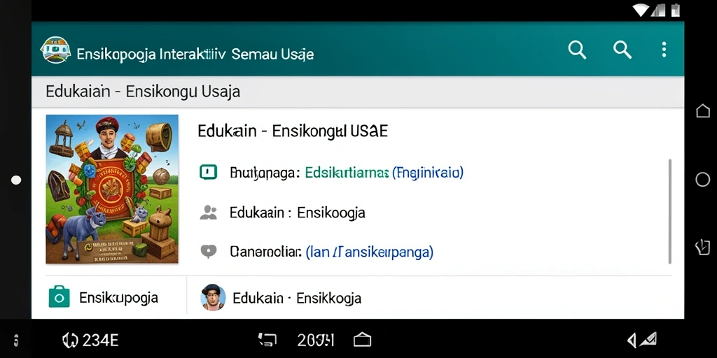 Antarmuka intuitif dan konten menarik di 234E.