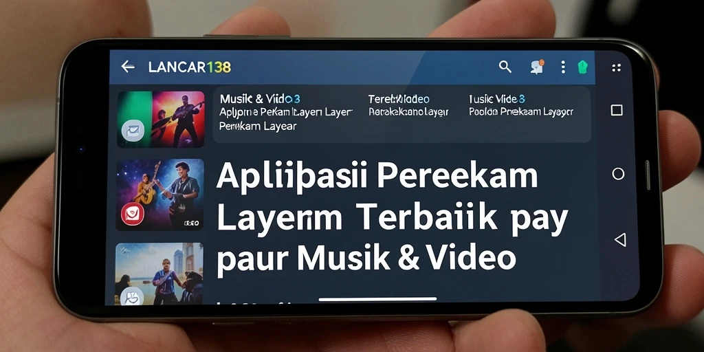 Antarmuka intuitif dan fungsi perekam layar LANCAR138.