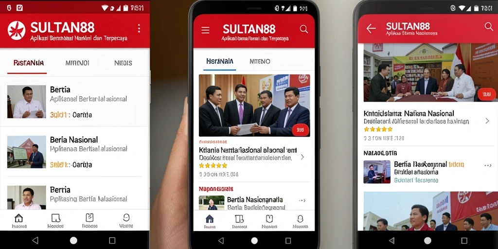 Tampilan antarmuka utama SULTAN88 yang modern dan informatif.